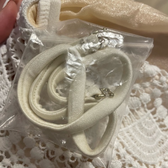 White Crochet Bikini Top - Picture 4 of 5